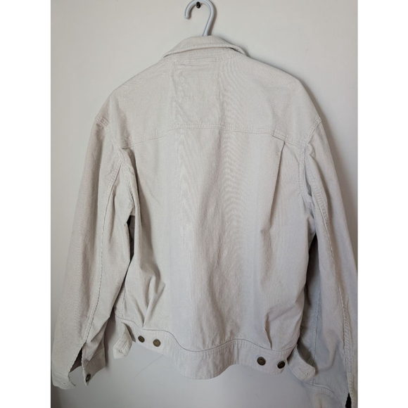 Banana Republic Beige Corduroy Trucker Jacket Womens M - Picture 8 of 11